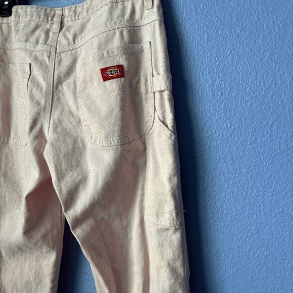 Dickies Cargo Pants Y2K Carpenter Jeans Utility Workwear Straight Leg Work Pink - Picture 9 of 9